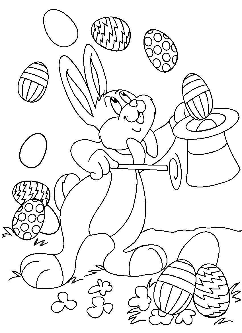 850x1169 Simple Easter Coloring Simple Colorings