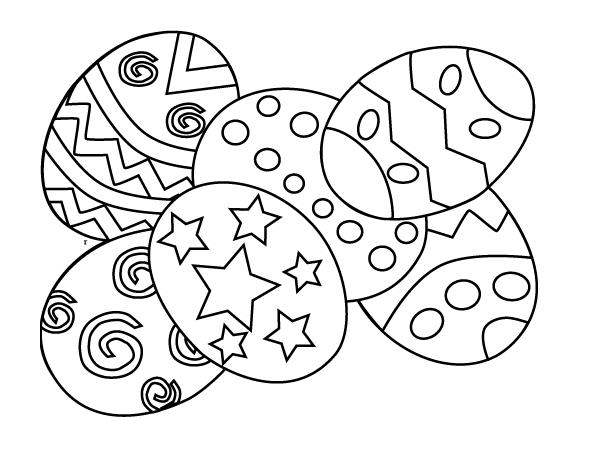 598x454 Easter Coloring Pages Free Printable Free Easter Coloring Pages