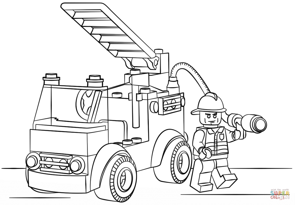 1186x824 Fresh Simple Fire Truck Coloring Page By Fire Truck Coloring Page
