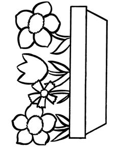 236x288 Simple Flower Coloring Page