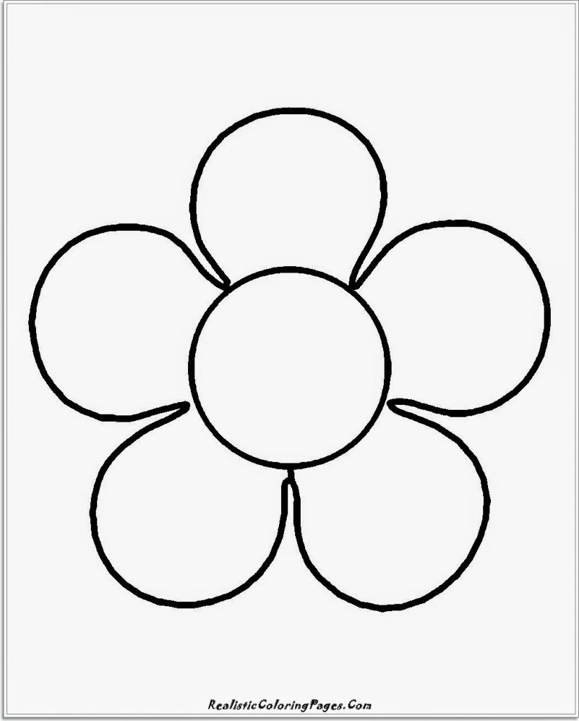 822x1024 Amazing Simple Flower Coloring Pages Qlyviewcom Pict Of Basic