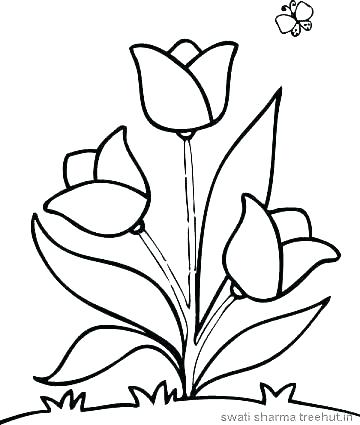 360x425 Simple Flower Coloring Pages Coloring Pages Bunny Face Draw Easy