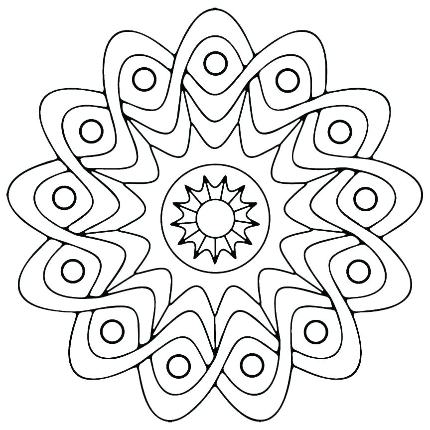 863x863 Geometric Design Coloring Pages Details Geometric Pattern Coloring