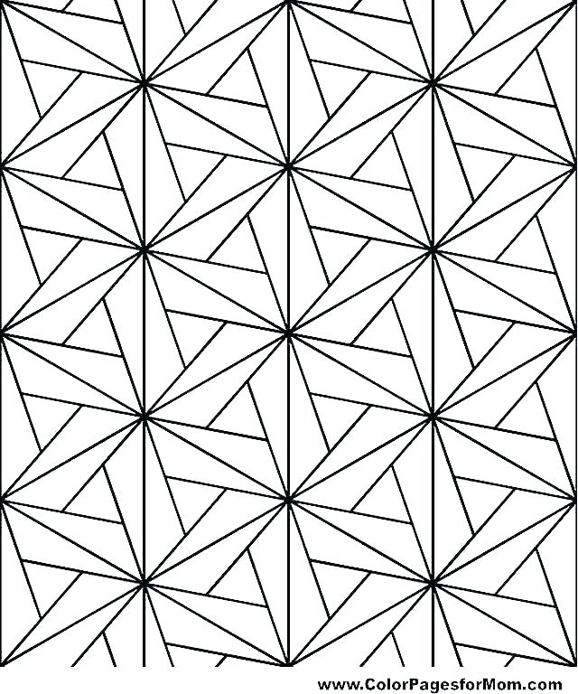 640x768 Geometric Shapes Coloring Pages Coloring Ideas Pro