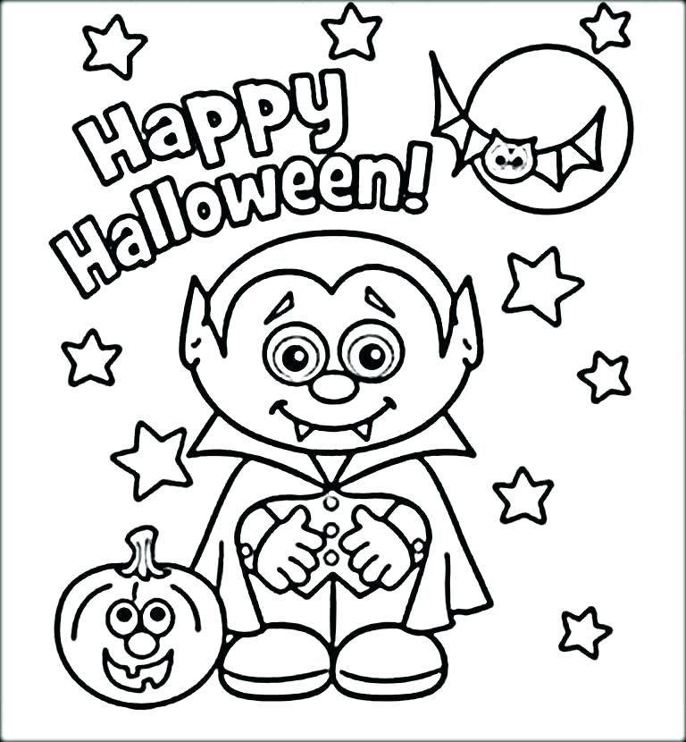 768x830 Simple Halloween Coloring Pages Unusual Ideas Coloring Pages