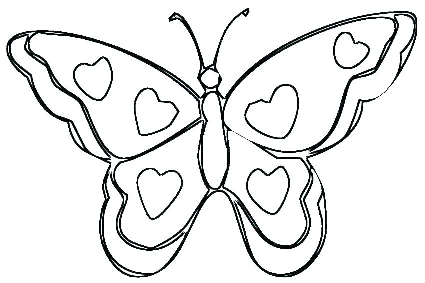 850x567 Printable Heart Coloring Pages On Simple Flower Coloring Pages