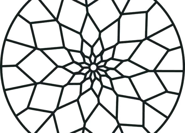 590x425 Mandala Coloring Pages Kids Coloring Pages Heart Simple Heart