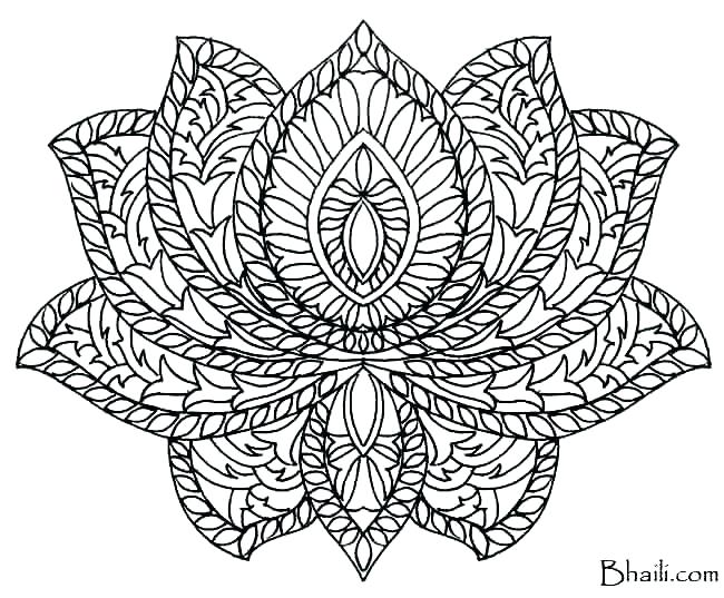 650x537 Mandela Coloring Pages Coloring Free Printable Lotus Mandala Easy