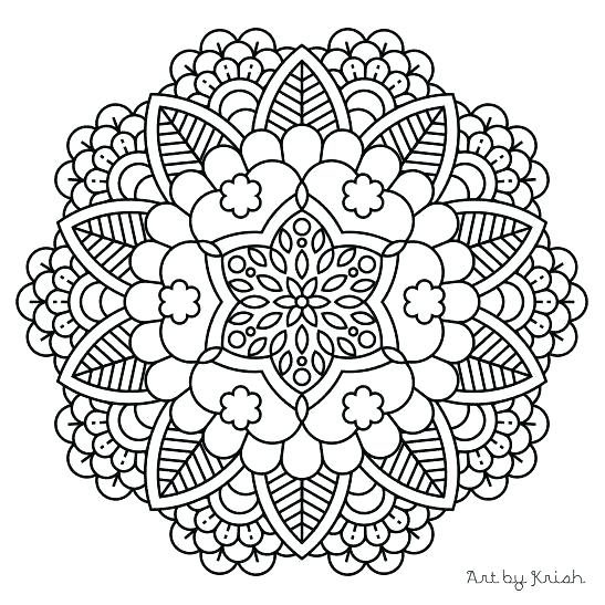547x547 Simple Heart Mandala Coloring Pages Kids Coloring Simple Mandala