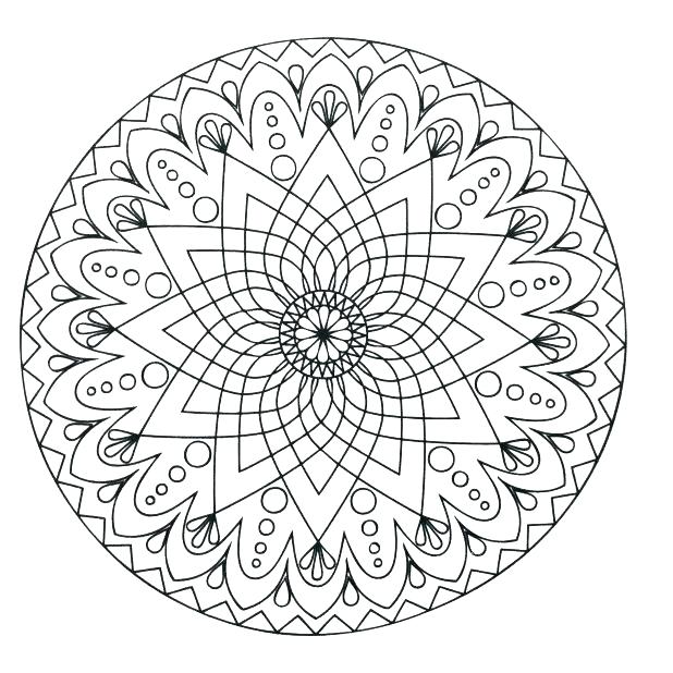 618x618 Simple Mandala Coloring Pages Mandala Coloring Pages Packed