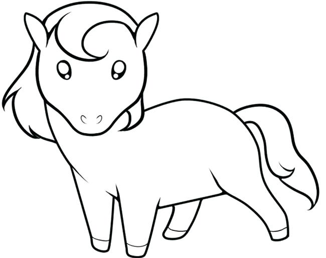 650x514 Dala Horse Coloring Page