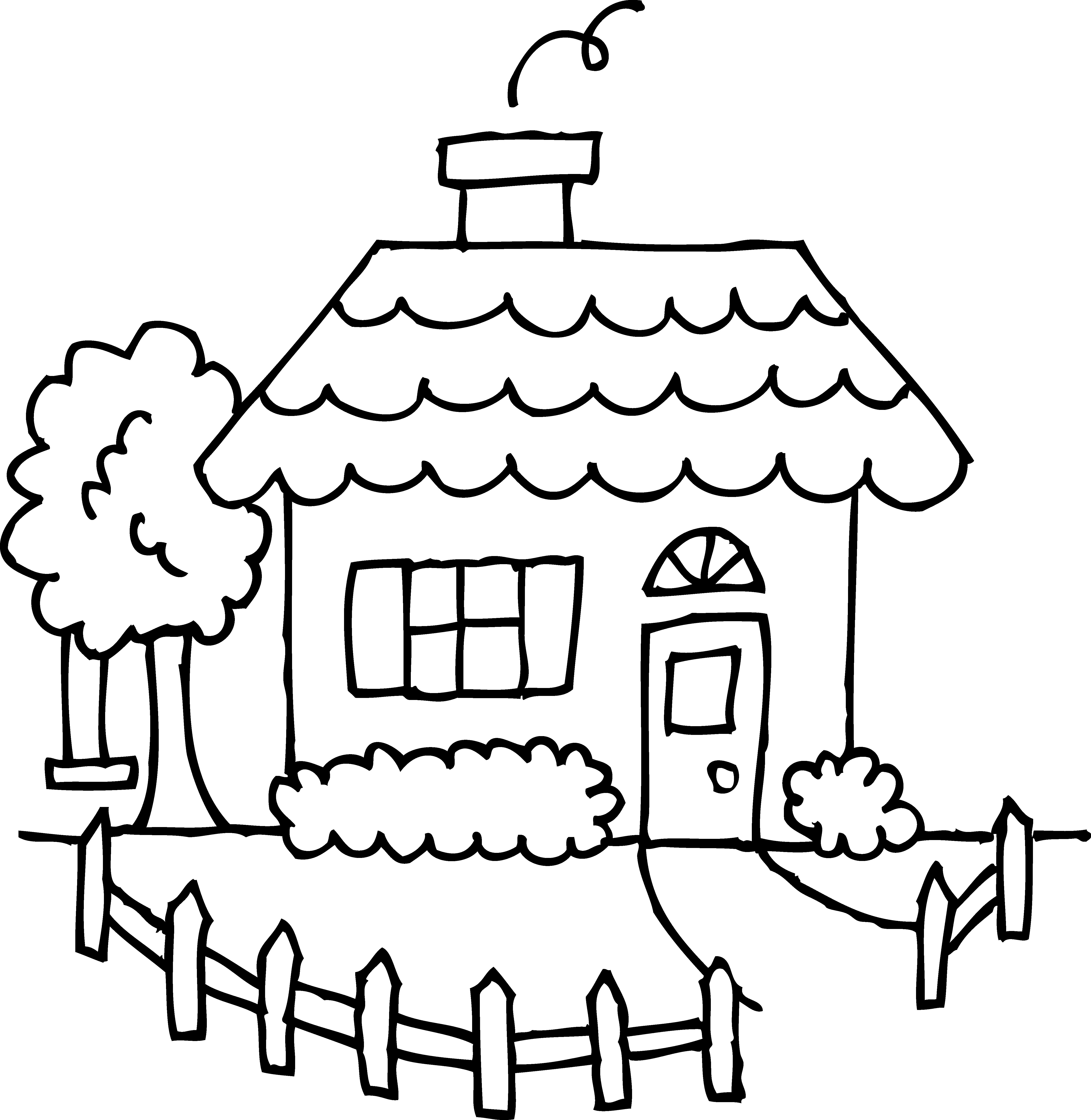 5375x5517 White House Coloring Page