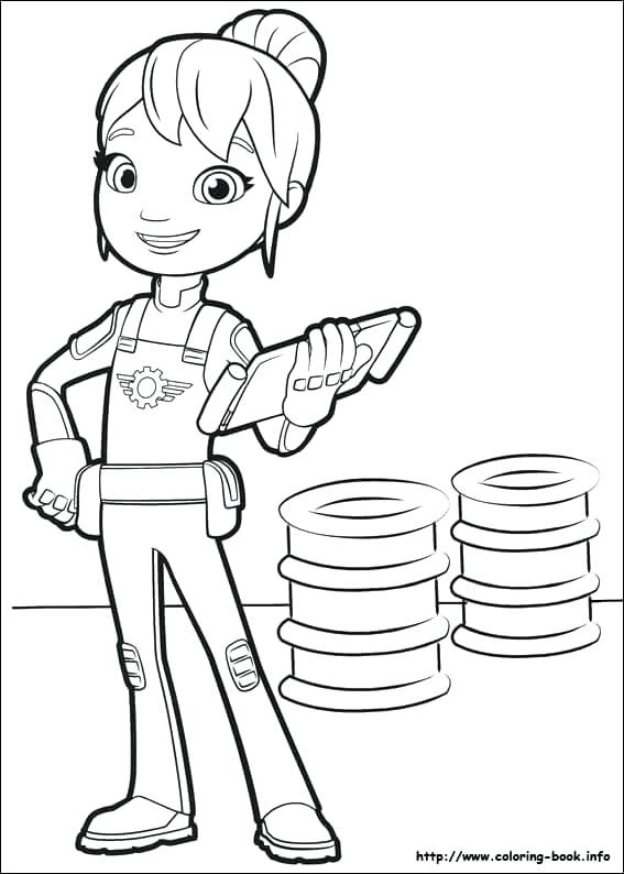 567x794 Machine Coloring Pages Gabby From Blaze And The Monster Machines