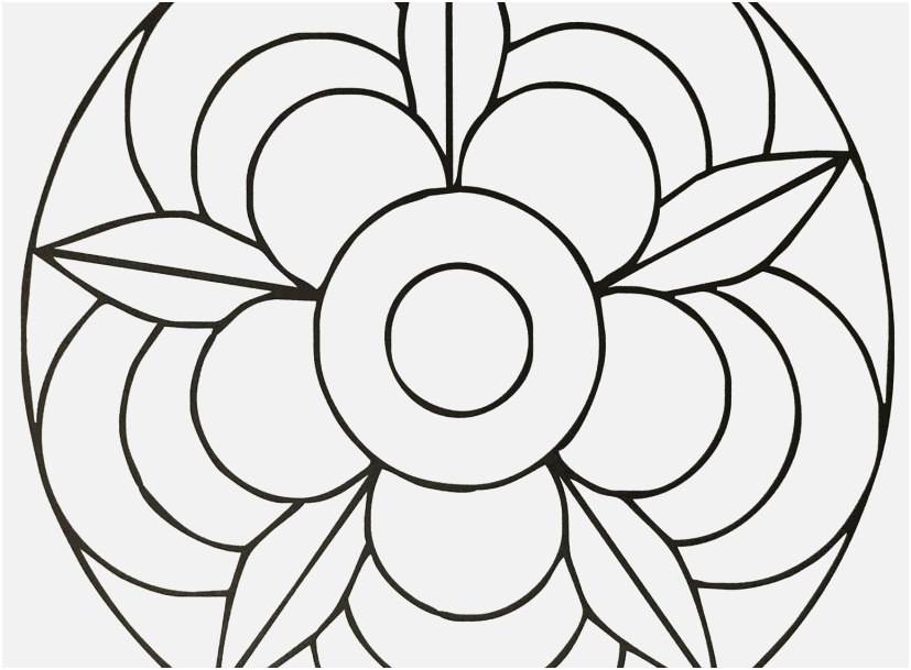 827x609 Mandala Coloring Pages For Kids View Simple Mandala Coloring Pages