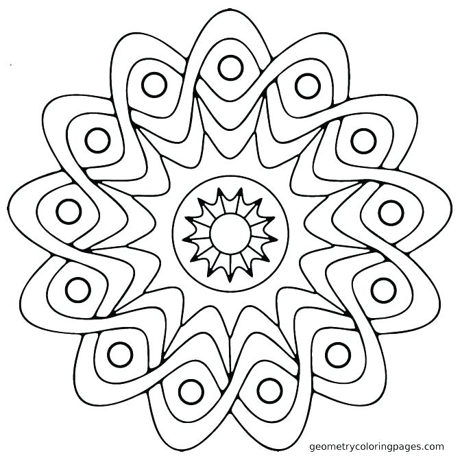 671x671 Easy Mandalas To Color Easy Simple Mandala Coloring Pages Easy