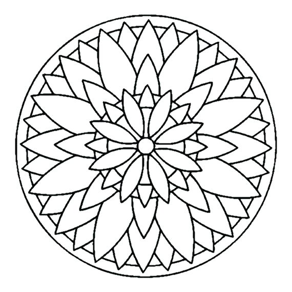 570x570 Simple Mandalas To Print And Color Mandala Ng Pages Photography