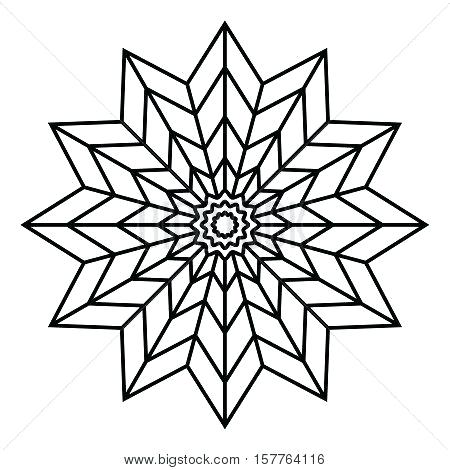 450x470 Awesome Simple Mandala Coloring Pages And Simple Mandala Flower