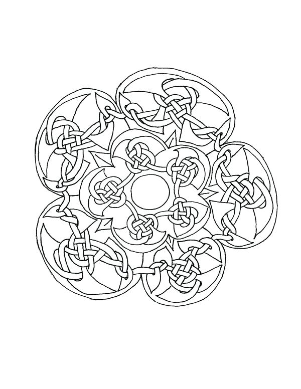600x776 Free Printable Simple Mosaic Coloring Pages 7155 Simple Mosaic
