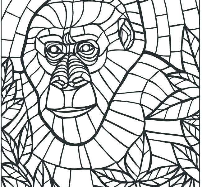 650x600 Coloring Pages Mosaic Roman Simple Printable Mosaic Coloring Pages