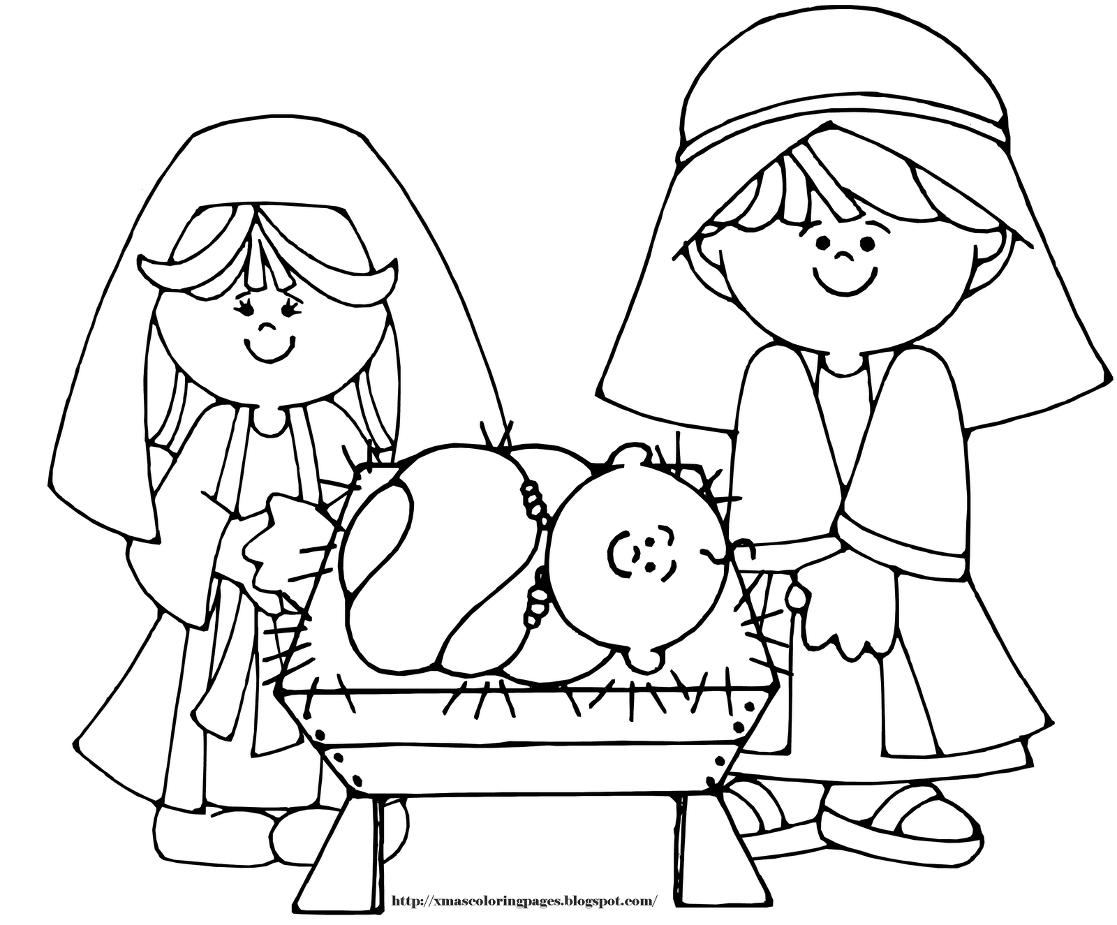 1600x1325 Nativity Coloring Pages