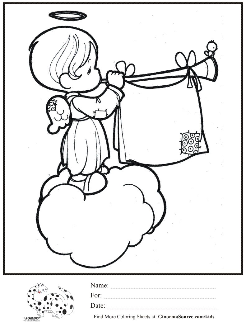 791x1050 Simple Precious Moments Nativity Scene Colorin