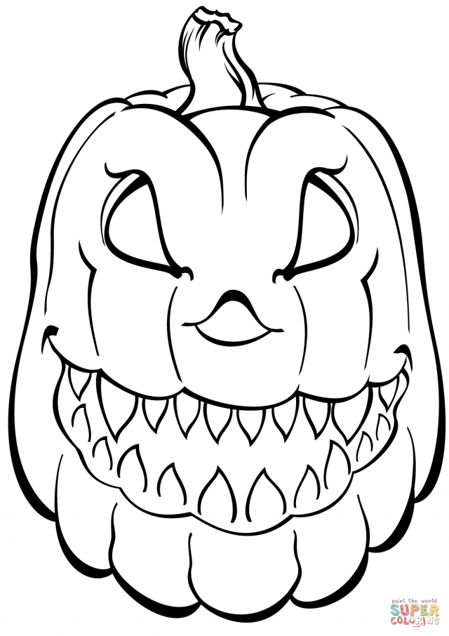 640x906 Pumpkin Coloring Sheets 4 Page Compliant Include Simple