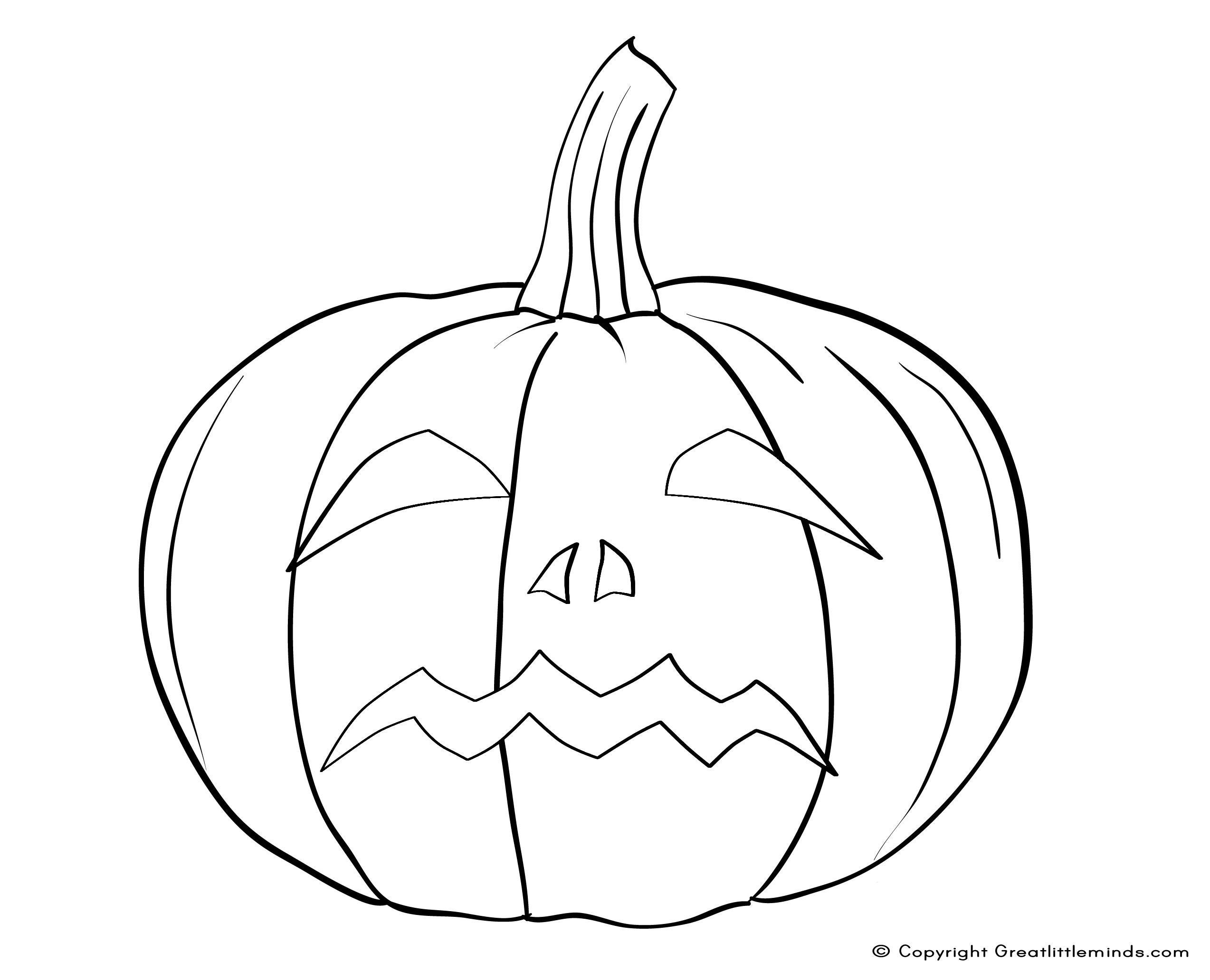 2547x2064 Astonishing Pumpkin Coloring Pages Pdf Page A Simple In Jpg