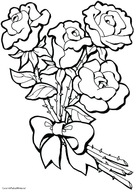 550x780 Coloring Flower Pages Shippa.co
