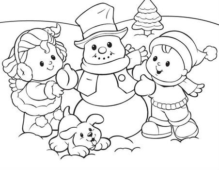 452x350 Fisher Price Making A Snowman Coloring Pages On Fisher Price Farm