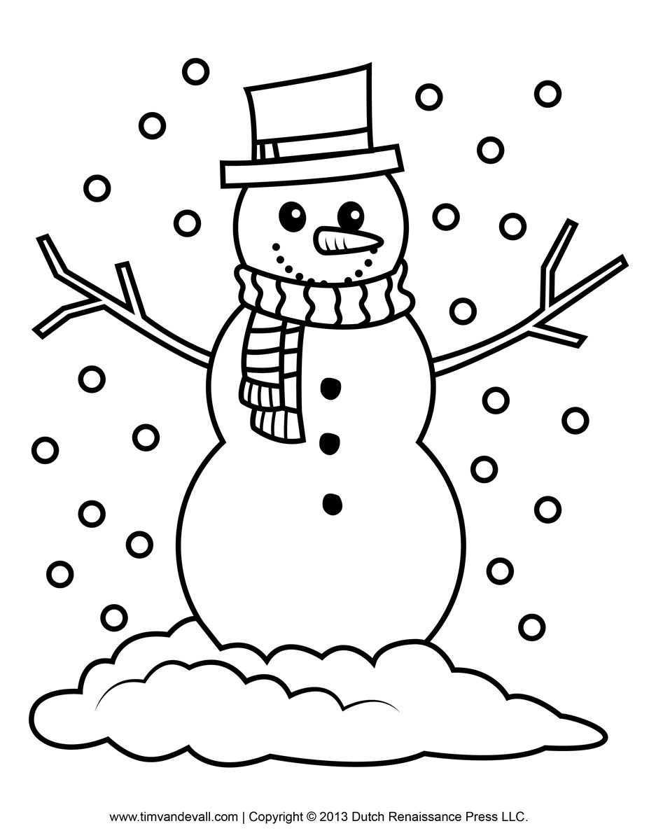 927x1200 Popular Snowman Colouring Pictures 5699