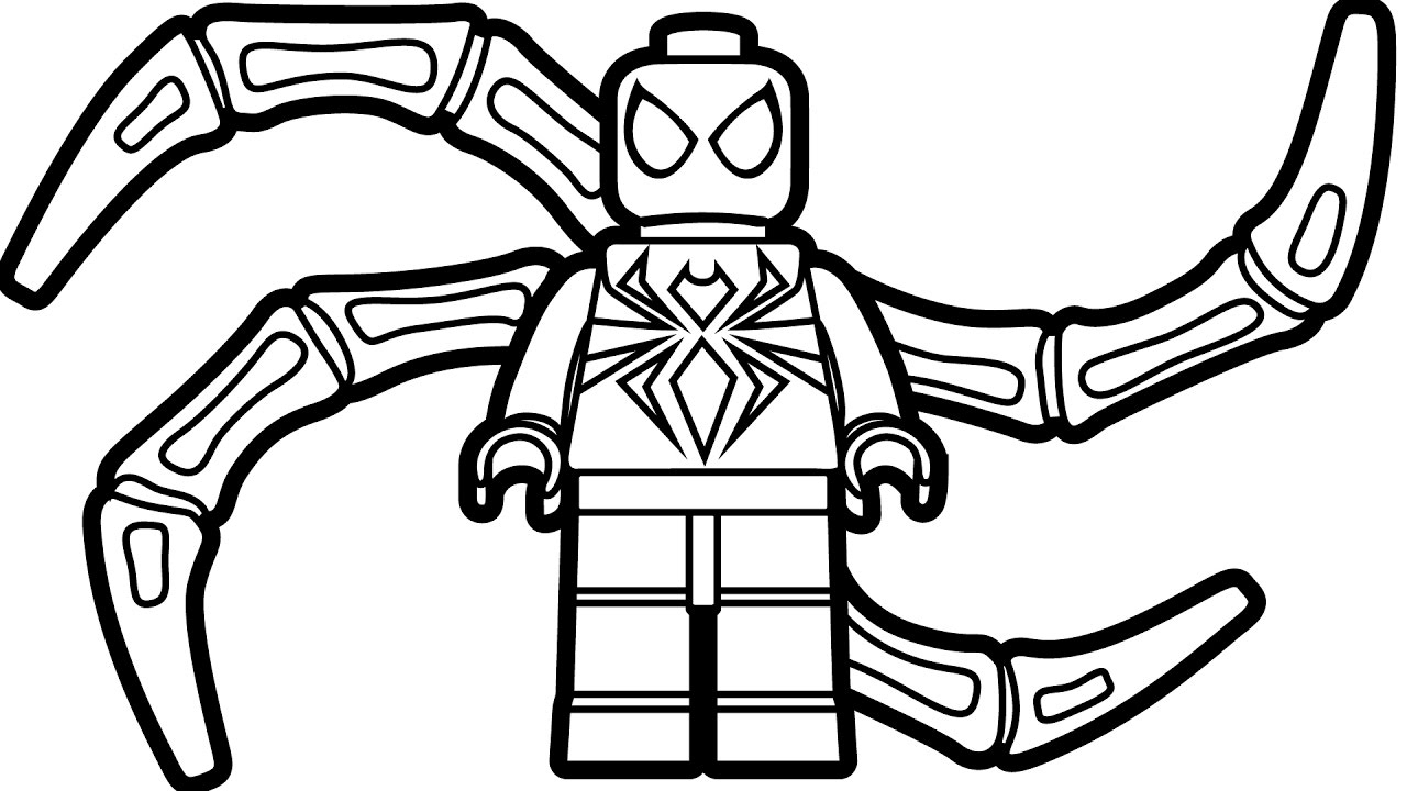 1280x720 Simple Spiderman Coloring Book Pdf Download Colouring Games Pages