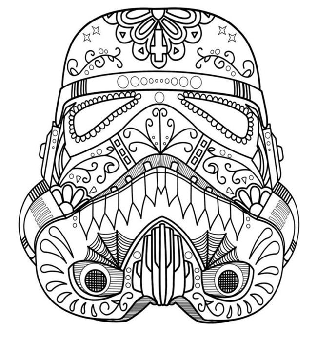 650x702 Star Wars Free Printable Coloring Pages For Adults Amp Kids {Over