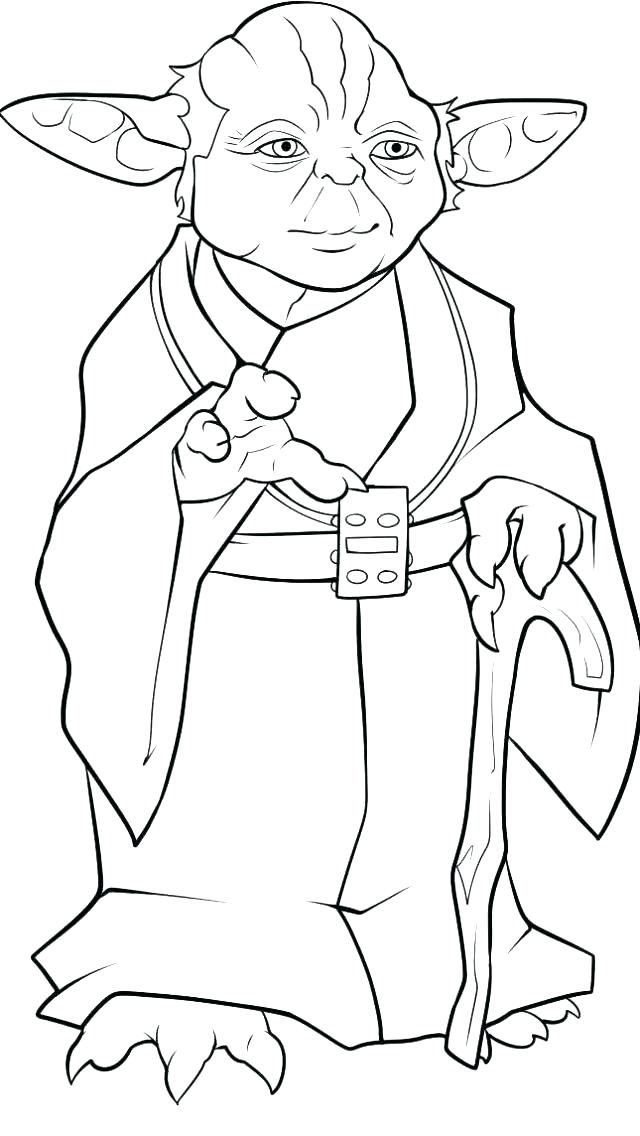 640x1136 Yoda Coloring Page Coloring Pages Coloring Pages Simple Coloring