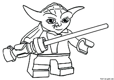 484x338 Yoda Coloring Pages Print Out Star Wars Coloring Pages Simple Yoda
