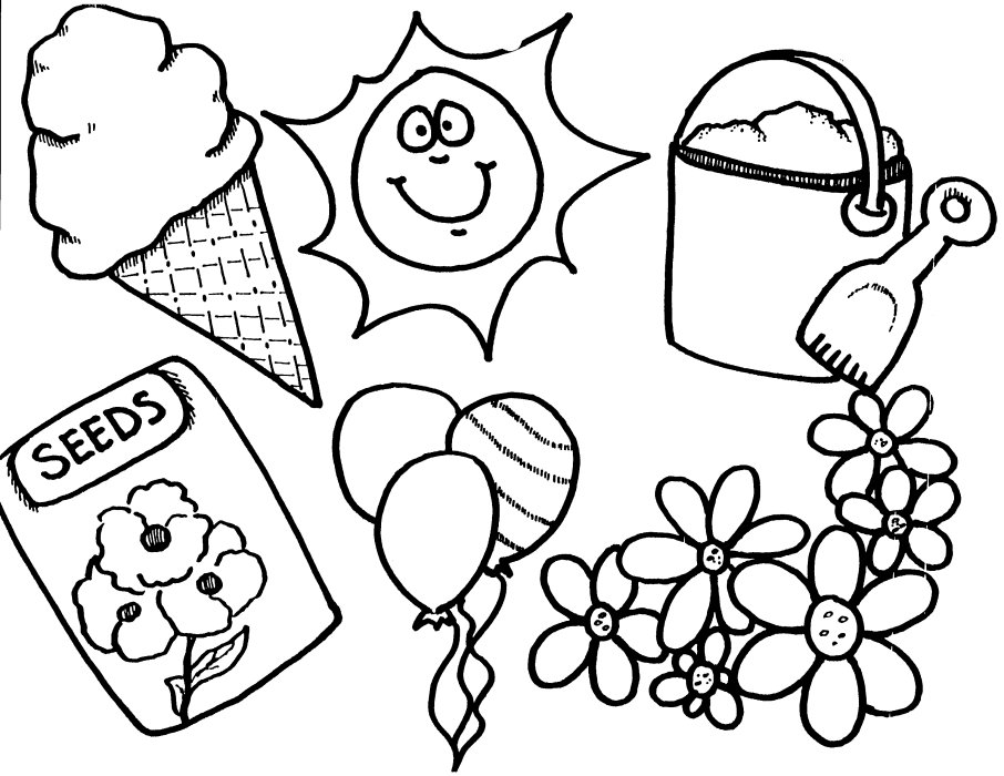 906x700 Preschool Printable Spring Coloring Pages Keep Healthy Eating