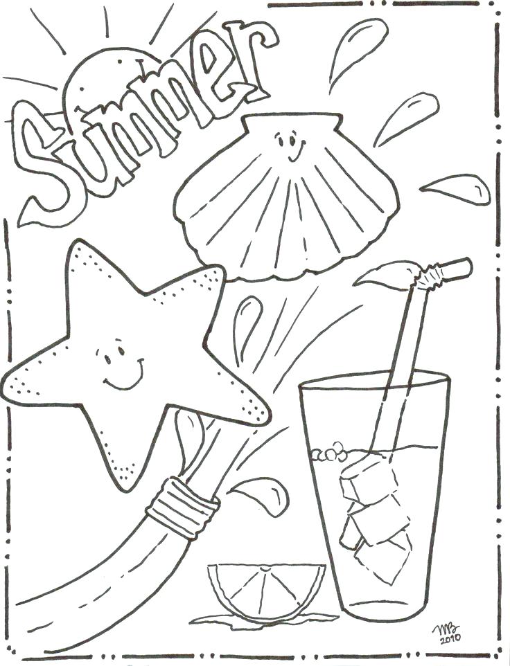 736x962 Free Coloring Pages Designs Free Simple Coloring Pages Summertime