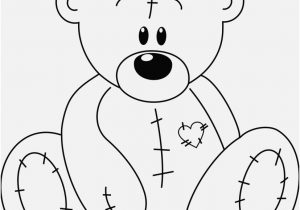 300x210 Teddy Bear Coloring Pages Collection Simple Teddy Bear Coloring