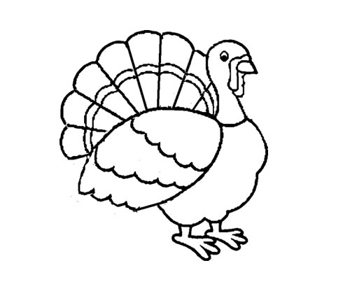500x416 Thanksgiving Coloring Pages