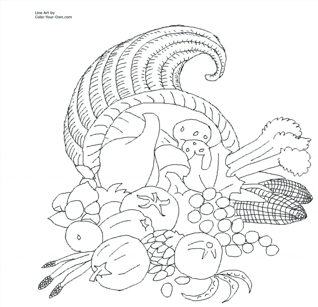 1024x988 Coloring Pages ~ Coloring Pages For Thanksgiving Cabbage Vegetable