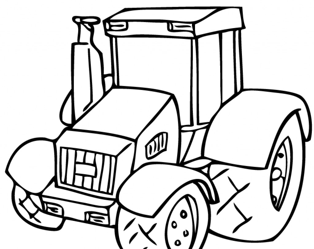 1024x815 Stunning Simple Tractor Coloring Pages Gallery Entry Level Resume