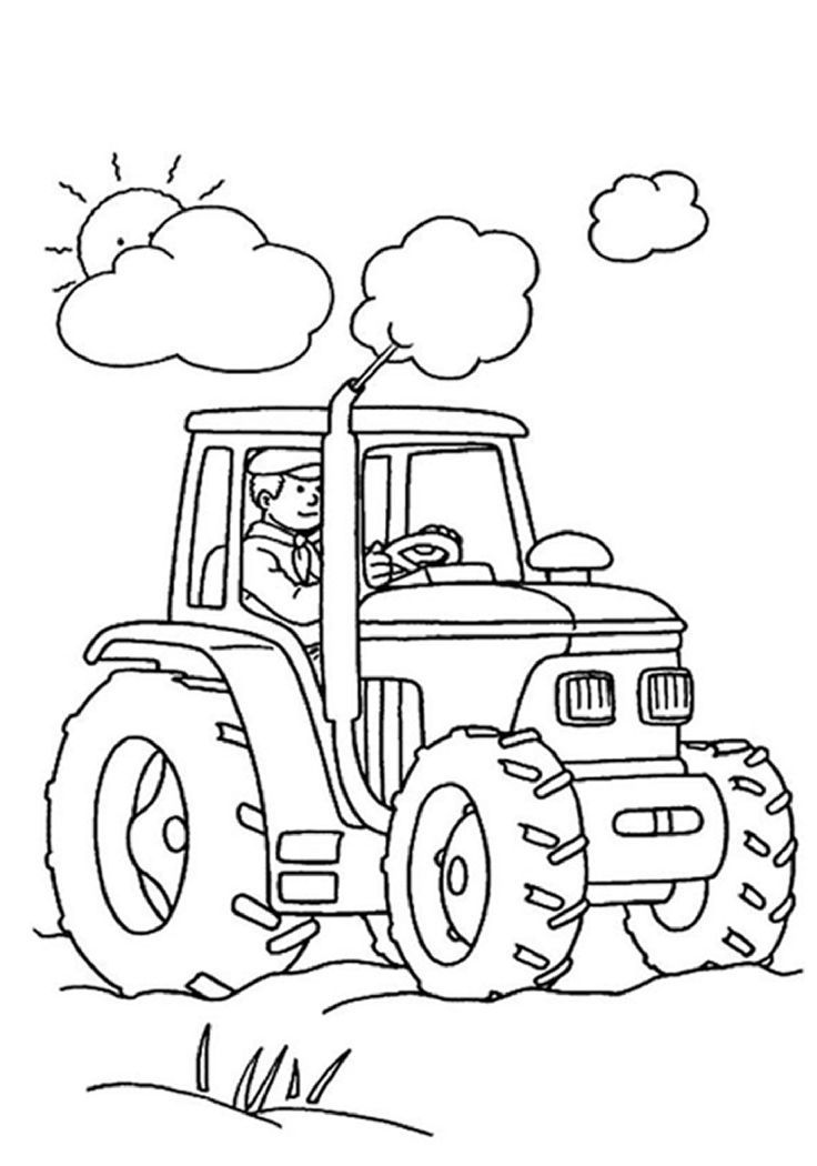 736x1050 Top 25 Free Printable Tractor Coloring Pages Online Tractor