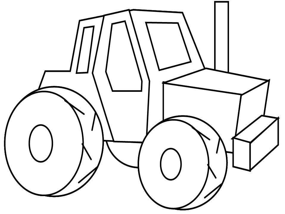 957x718 25 Best Tractor Coloring Pages To Print