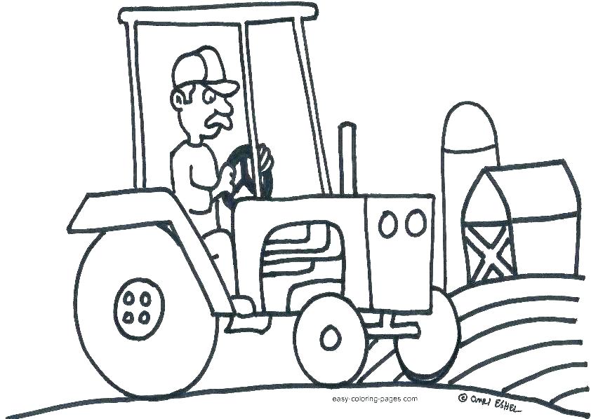 842x598 Tractor Coloring Pages Printable Tractor Coloring Pages Farm