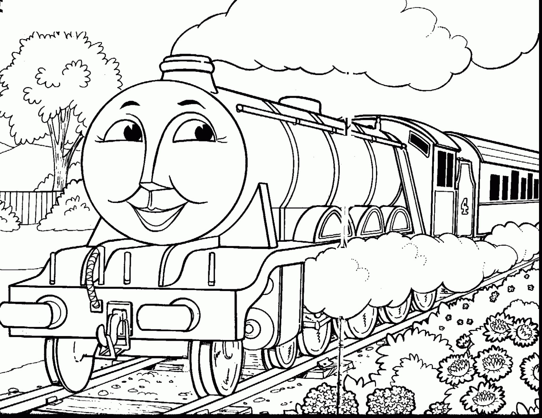 1815x1399 Coloring Pages Thomas The Train Elegant Quick Simple Train