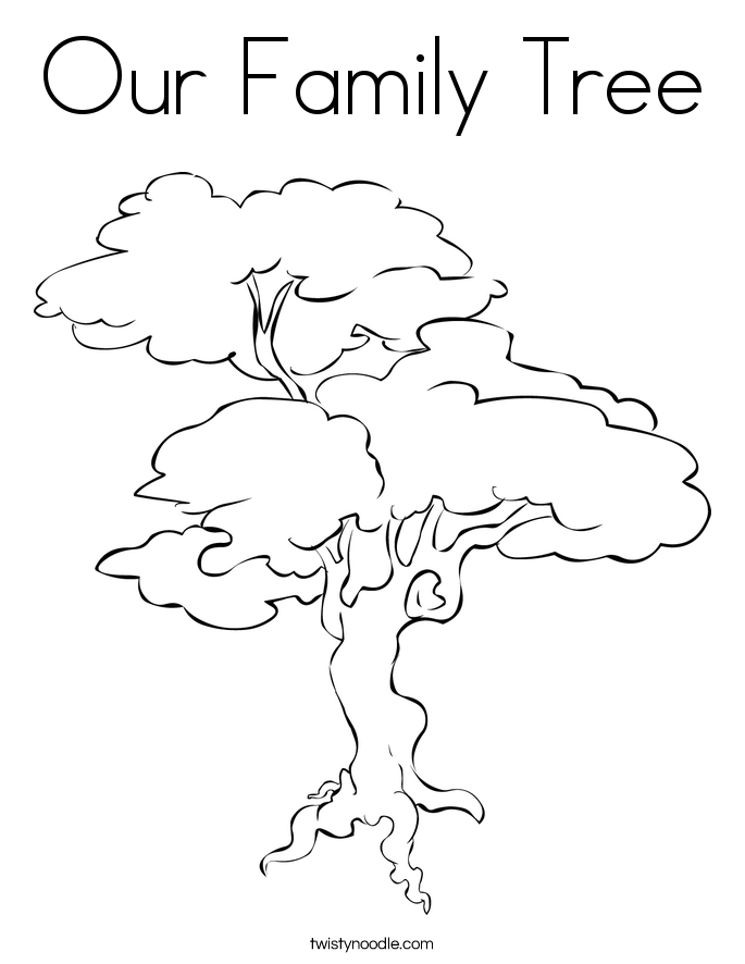 685x886 Simple Tree Coloring Page 323777