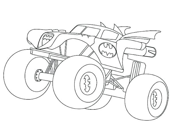 600x463 Monster Jam Coloring Pages Monster Trucks Coloring Pages Easy
