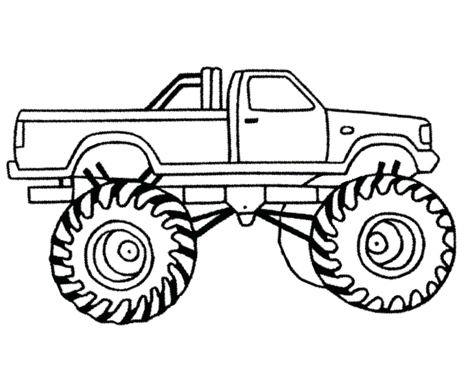 1600x1280 New Coloring Coloring Pages Of Monster Trucks Simple Truck 2 Free