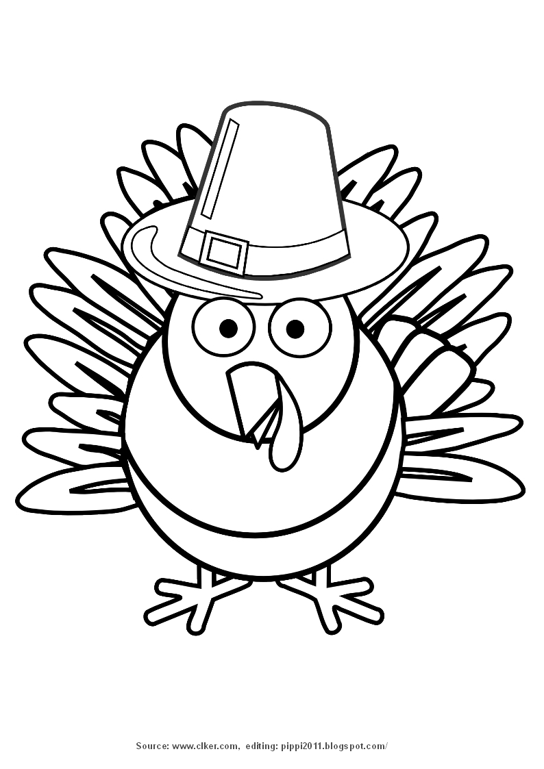 794x1123 Turkey Black And White Turkey Clip Art Coloring Pages Pippi