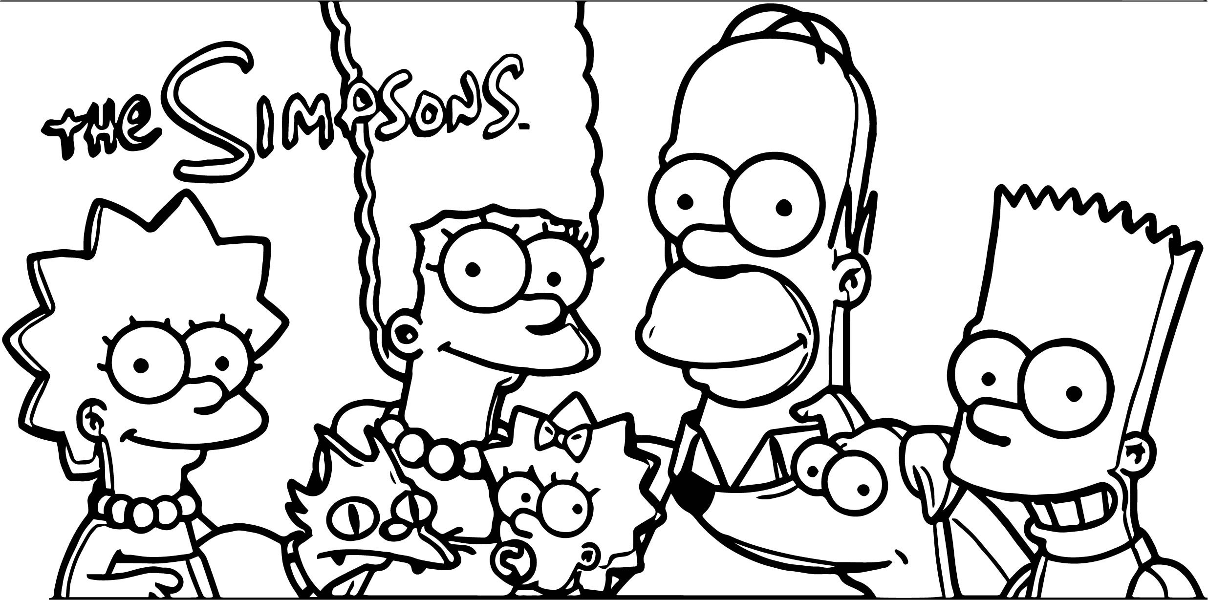 2472x1228 Simpsons Coloring Pages Key Page Awesome Art Ribsvigyapan