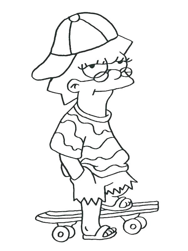 600x800 The Simpsons Coloring Pages